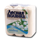 Мыло Лесная полянка 3*90г. Ландыш