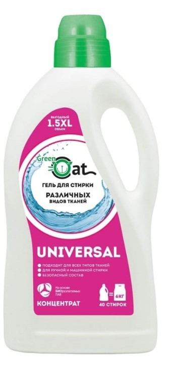 Стир.гель Green Cat 1.5л. Универсальный