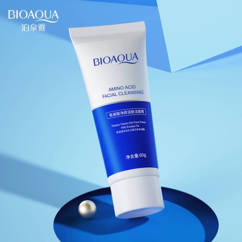 Пенка Bioaqua 60г. д/лица Очищающая с аминокислотой