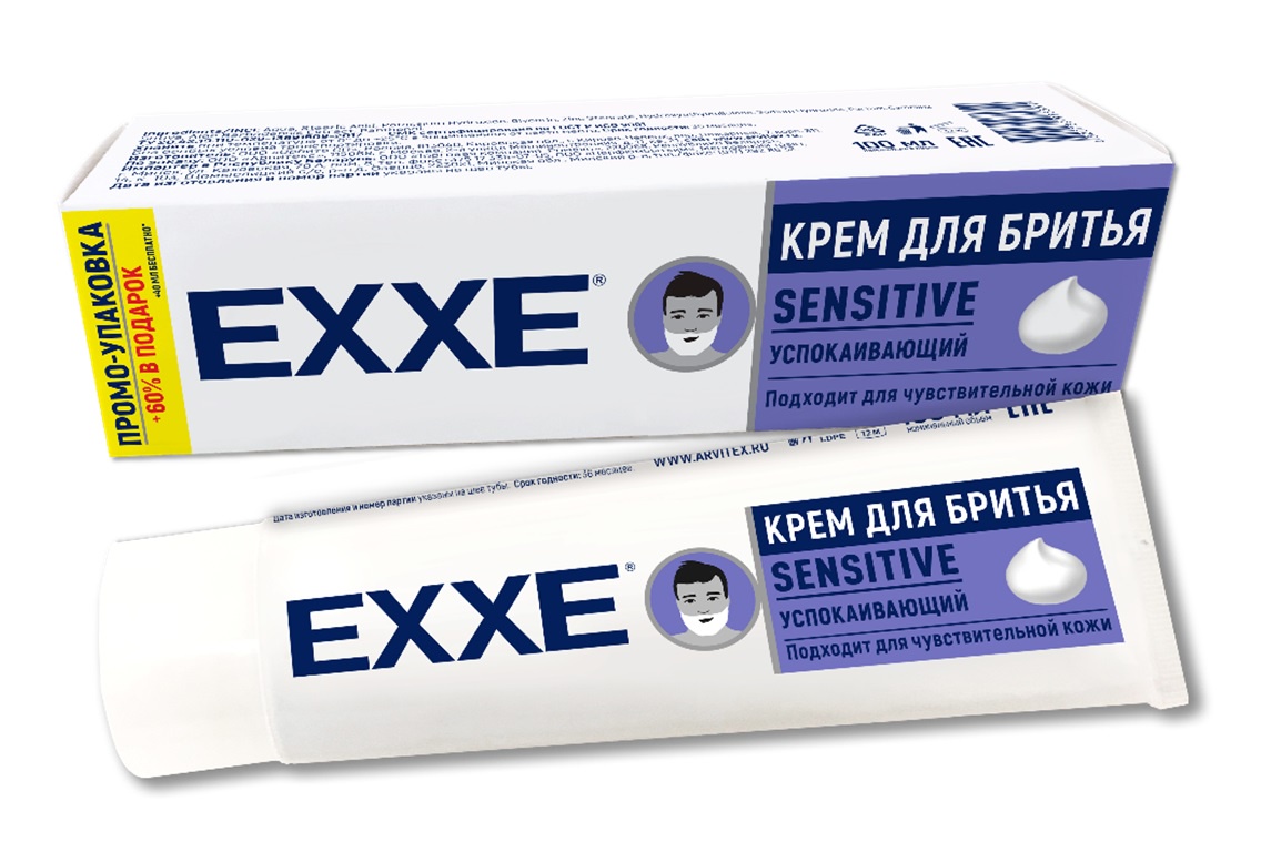 Крем д/бритья EXXE 100мл. Sensetive (15)