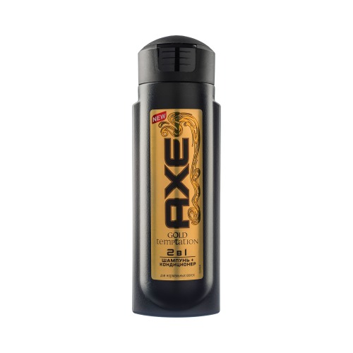 Шампунь AXE 250мл. муж. Голд Темптейшен 2в1 Кондиционер