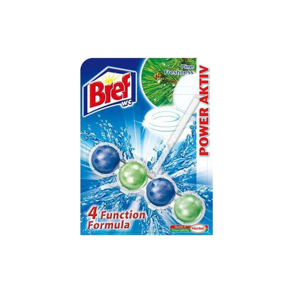 Освежитель для унитаза Bref 50г. для туалета шарики Хвоя нет