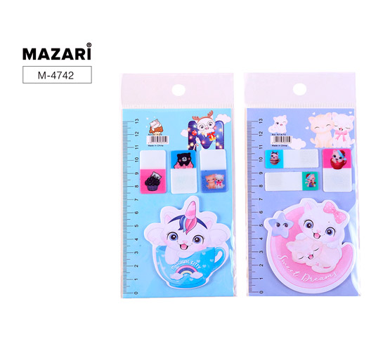 Набор блоков Mazari самокл I love kitty 8,5*14,3 3*7л/1*15л