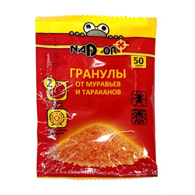Инсектицид от муравьев Nadzor 50г. Великий воин гранулы (100)