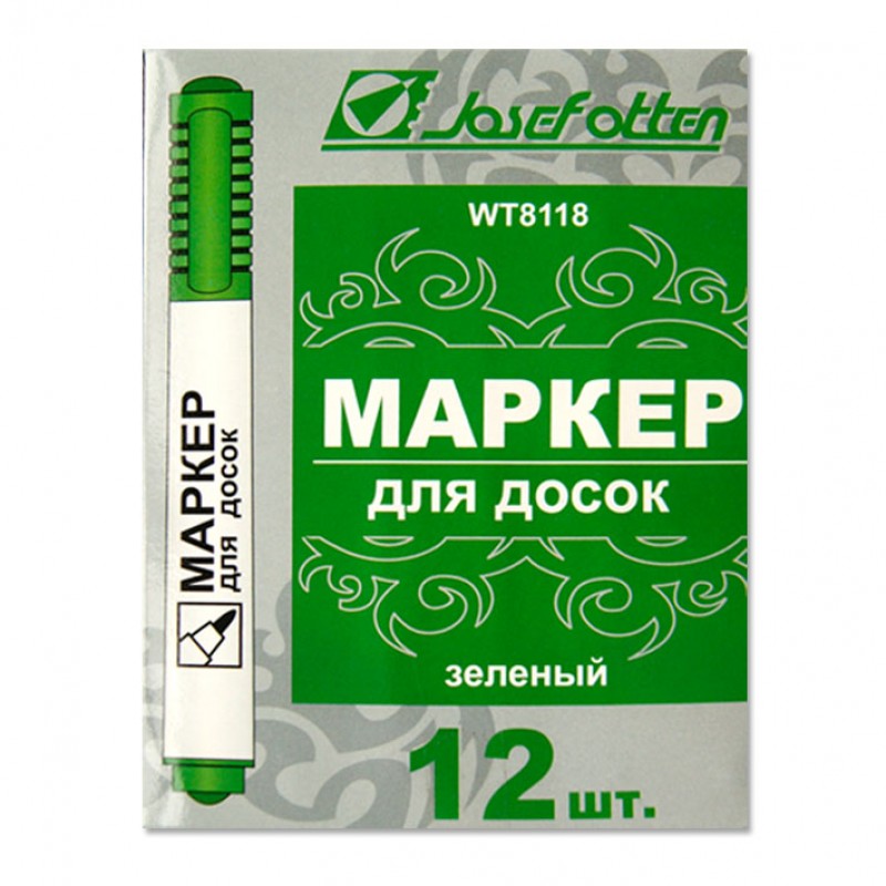Маркер зеленый JO 2.5мм. (уп.12)