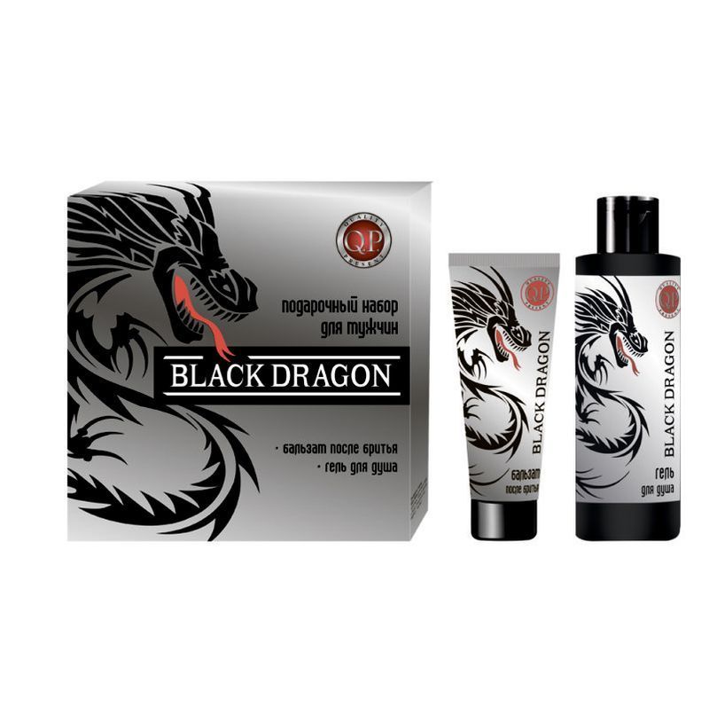 ПН/МУЖ. №2020 Black Dragon (Гель д/душа Black Dragon200мл+Бальзам п/бритья80мл)