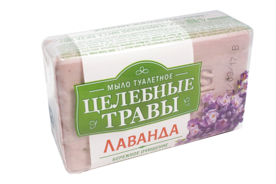 Мыло Целебные травы 160г. Лаванда п/п (72)