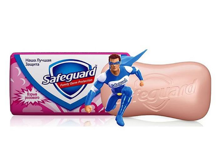 Мыло Safeguard 90г. Взрыв розового
