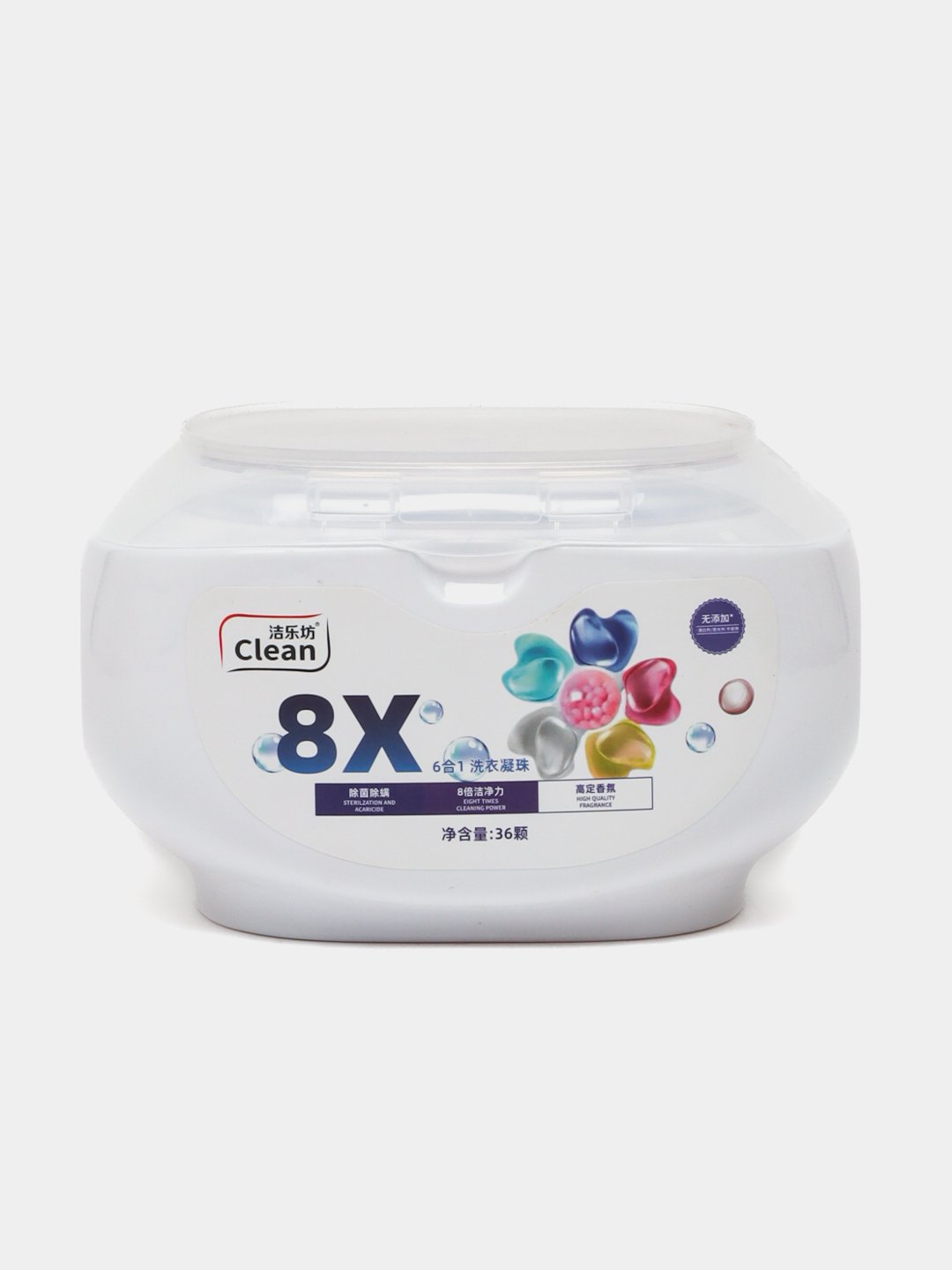 Стир.капсулы Clean 8x 36шт. 5в1
