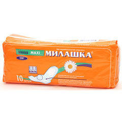 Прокладки МИЛАШКА Макси софт 10шт.