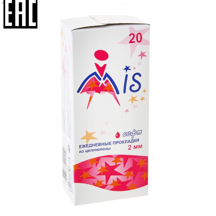 Прокладки Mis ежедн. 2мм. 20шт. софт Эконом 3018 (54)