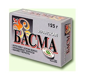 Краска д/волос Басма АРТКОЛОР иранская125гр. 3004