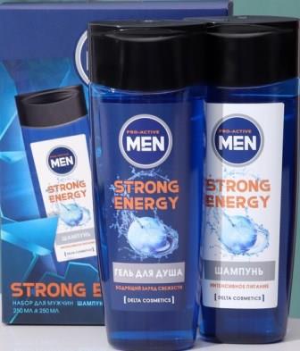 ПН/МУЖ. STRONG ENERGY (гель для душа 250 мл + шампунь 250 мл) (20)