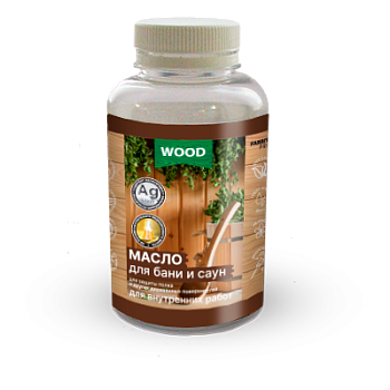 Пропитка FARBITEX ПРОФИ WOOD масло д/бань и саун 500мл (12)