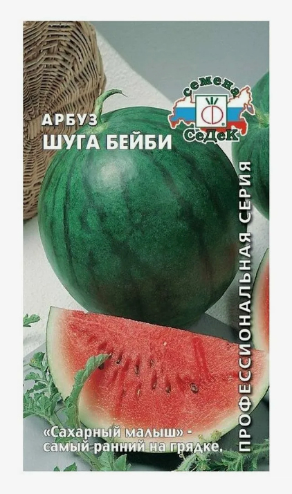 Семена Арбуз Шуга Бейби Седек (уп.10)