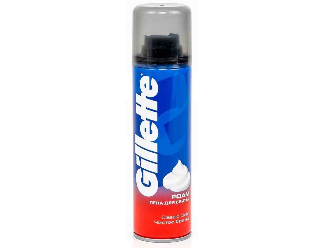 Пена д/бритья Gillette 200мл. Чистое бритье