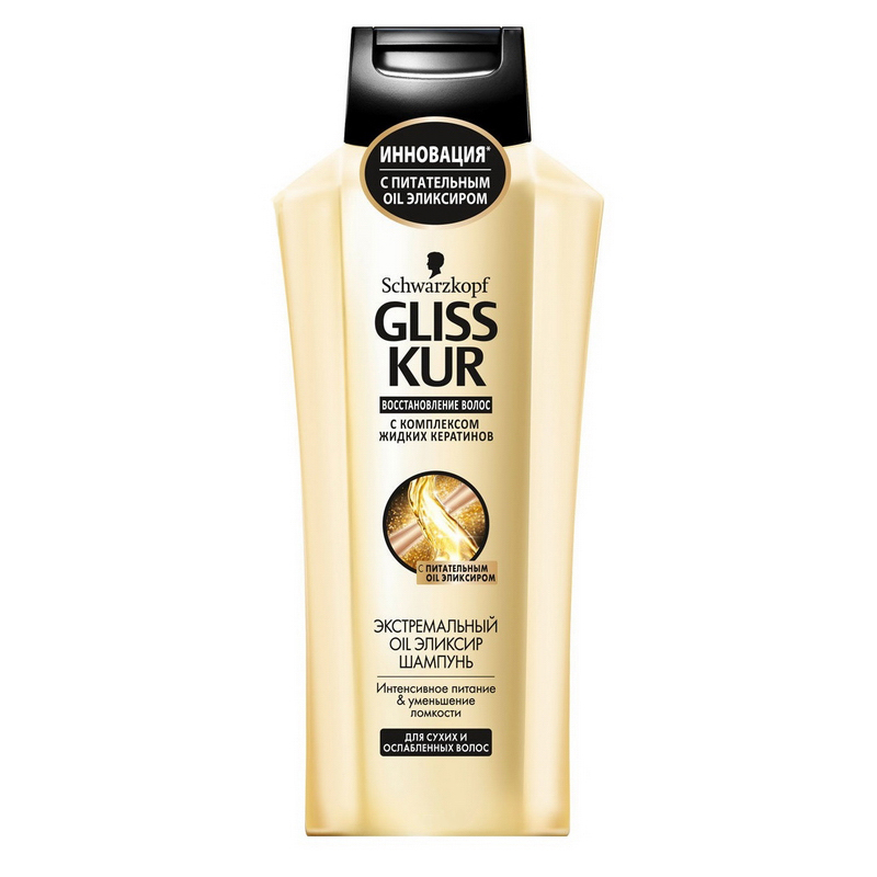 Шампунь Gliss Kur 400мл. Oil Элексир