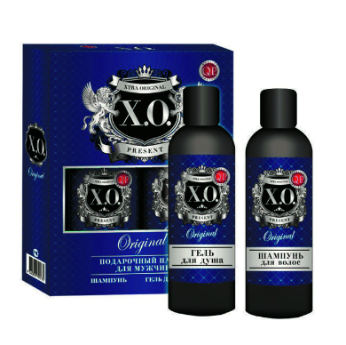 ПН/МУЖ. №1005-2  X.O. ORIGINAL (Гель д/д 250мл+Шампунь 250мл) (10)