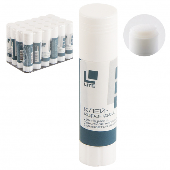 Клей карандаш 08 гр. LITE PVA (уп.24)