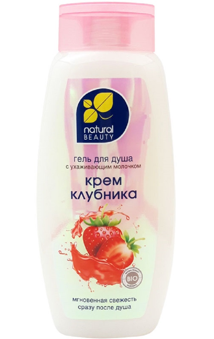 Гель для душа MILK FRUIT 530мл, С ухаж. молочком Крем Абрикос Мягкость и гладкость