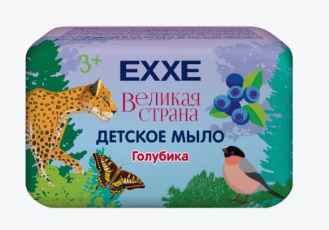 Мыло EXXE 90г. Великая страна Голубика (24)