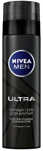 Гель д/бритья Нивея 200мл. Ultra Black