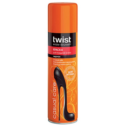 Крем для обуви Twist Casual 250мл. черн. спрей
