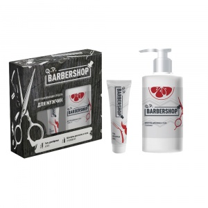 ПН/МУЖ. Q.P. Pro Barbershop №1300 Алоэ и Грейпрфут (шампунь+гель д/бритья) (8)