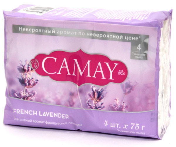 Мыло Камей 4*75г. Французская лаванда