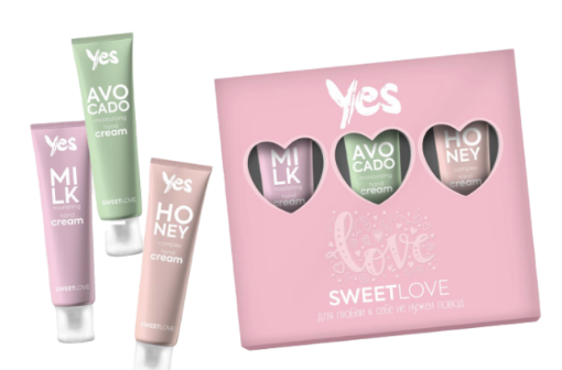 ПН/ЖЕН. YES Sweet Love (крем 40мл. 3шт.)