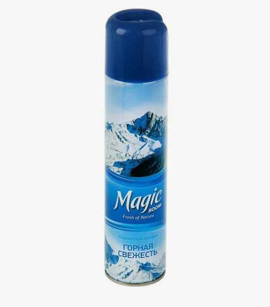 Освежитель воздуха Magic boom 300мл. Горная свежесть (12)