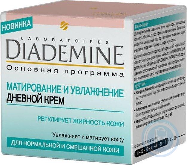 Крем Diademine 50мл. Aqua-Force Mat Effect дневной норм/комб кожи