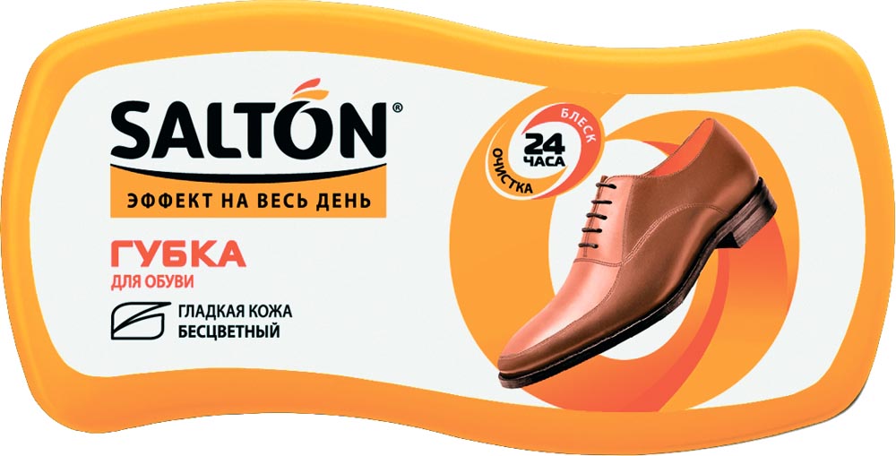 Губка для обуви Salton Бесцвет. д/гладкой кожи