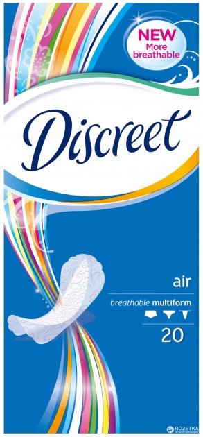 Прокладки DISCREET ежедн. 20шт. deo Air Multiform Single (18)