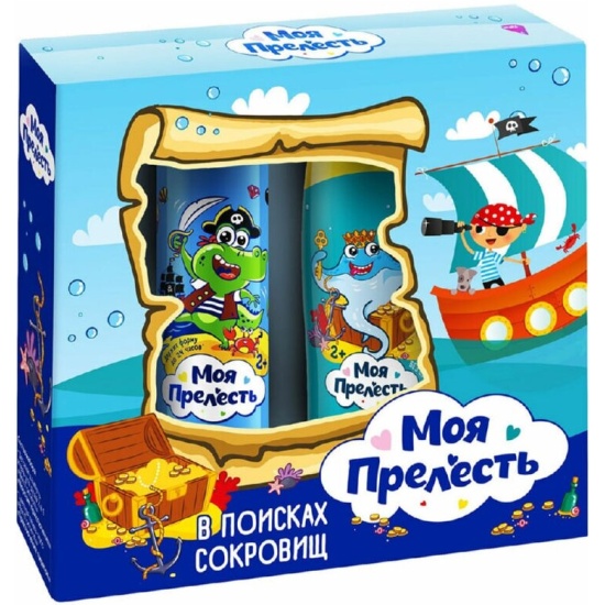 ПН/ДЕТ. Моя прелесть В поисках сокровищ (Шампунь+пенка мусс)