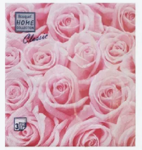 Салфетки бумажные 20л 3 слоя 33*33 Bouquet (12)