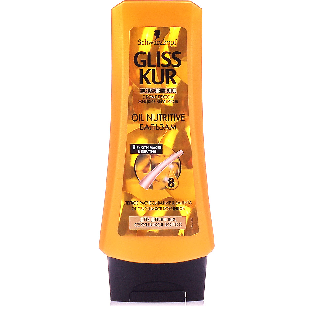 Бальзам Gliss Kur 400мл. Nutritive против сечения волос