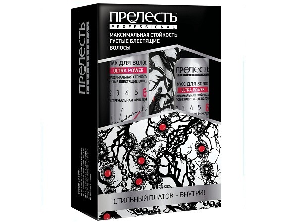 ПН/ЖЕН. Прелесть Pro Ultra Power (лак для волос + мусс для укладки)
