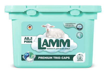 Стир.капсулы LAMM 12шт. Альпийская свежесть (8)