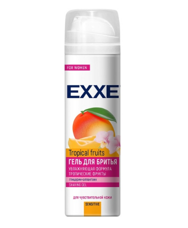 Гель д/бритья EXXE 200мл. жен. Sensetive Tropical fruits (6)