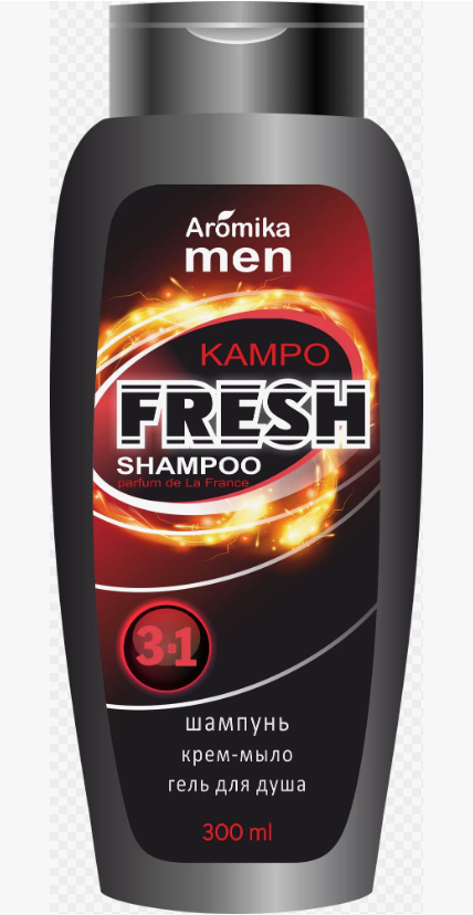 Шампунь Fresh 300мл. муж. 3в1 Kampo (24)