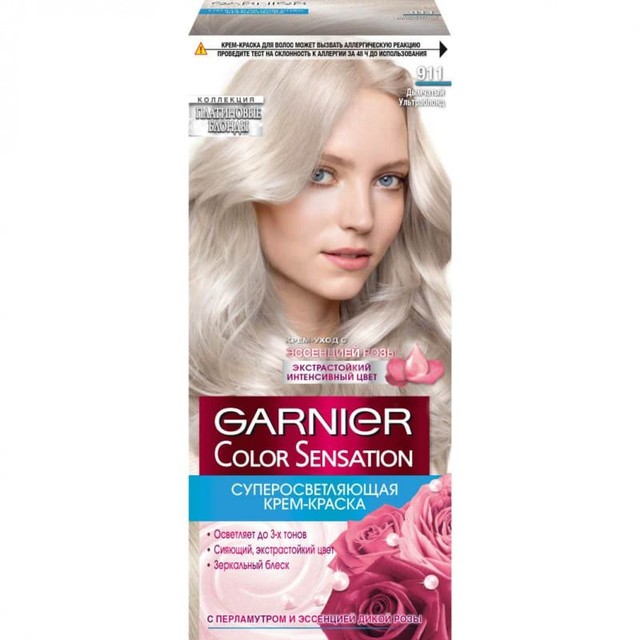 Краска д/волос Garnier Роскошь цвета 911 Дымчатый ультраблонд
