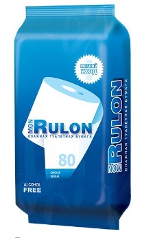 Туалетная бумага влажная MonRulon 80шт.  (20)