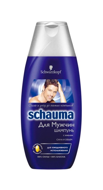 Шампунь Шаума 380 мл. муж Хмель