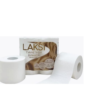 Туалетная бумага Laksi 3сл. 4рул. 20м 160л. (12)