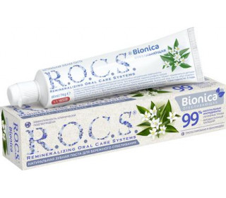 Зубн.паста R.O.C.S. 74мл. Bionica отбеливающая