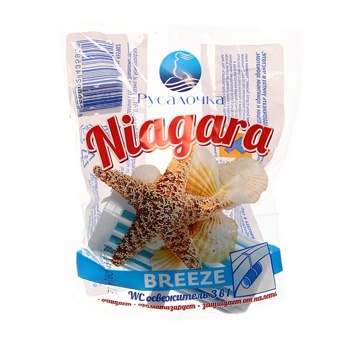 Освежитель для унитаза Niagara в гибкой подвеске "BREEZE" Русалочка 035902