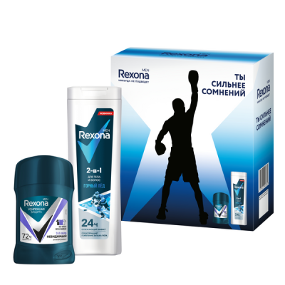 ПН/МУЖ. REXONA MEN Active power (Гель для душа+Део-стик) (уп.6)