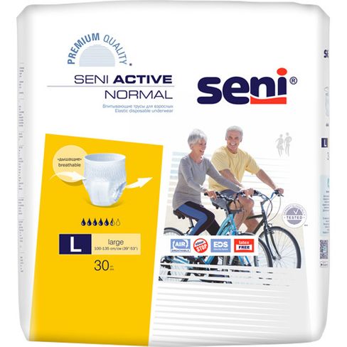 Подгузн.-трусики Seni Active Normal Large 30шт.(№3) L