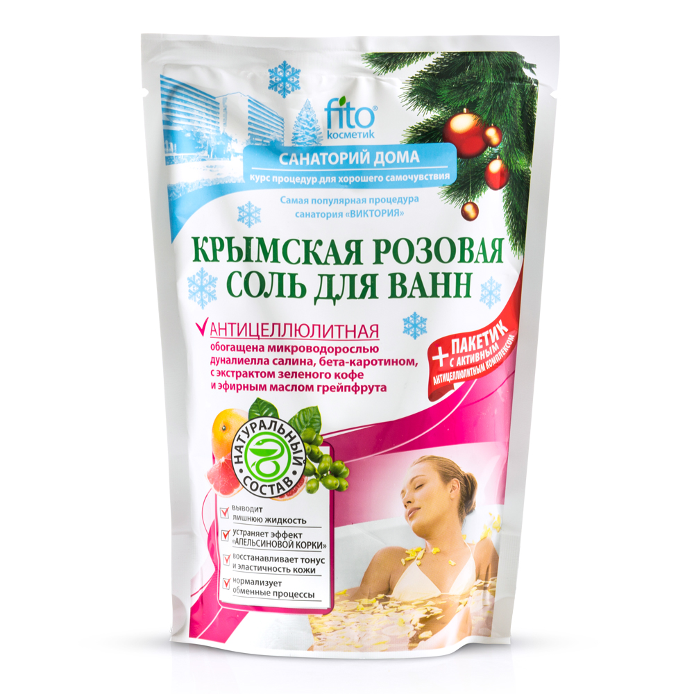 Соль для ванн fito 530г. Крымская Антицеллюлитная 6102 (10)